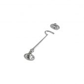 ZAB62SC - Zoo Hardware Cabin Hook &lpar;HeavyWeight&rpar; 6" Satin Chrome