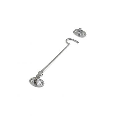 Click Here To Enlarge This Photo Of ZAB63SC - Zoo Hardware Cabin Hook &lpar;Heavyweight&rpar; 8" Satin Chrome