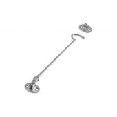 ZAB64SC - Zoo Hardware Cabin Hook &lpar;Heavyweight&rpar; 10" Satin Chrome