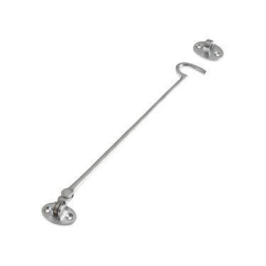 Click Here To Enlarge This Photo Of ZAB65SC - Zoo Hardware Cabin Hook &lpar;Heavyweight&rpar; 12" Satin Chrome