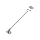 ZAB65SC - Zoo Hardware Cabin Hook &lpar;Heavyweight&rpar; 12" Satin Chrome