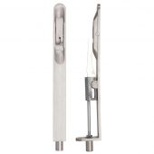 ZAS03RSS - Zoo Hardware Lever Action Flush Bolt 200 x 20mm &lpar;Radius&rpar; Satin Stainless Steel