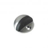 ZAS06BSS - Zoo Hardware Oval Floor Mounted Door Stop 45mm &lpar;Face Fix&rpar; Satin Stainless Steel