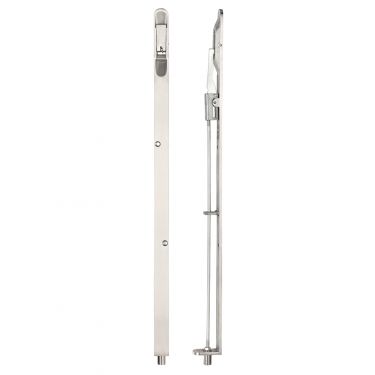 Click Here To Enlarge This Photo Of ZAS12RSS - Zoo Hardware Lever Action Flush Bolt 457 x 20mm &lpar;Radius&rpar; Satin Stainless Steel