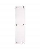 ZAS32RDPS - Zoo Hardware Finger Plate with Radius Corners &lpar;Plain&rpar; 75mm x 650mm - Polished Stainless Steel