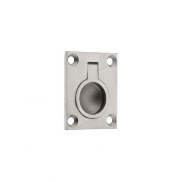 Click Here To Enlarge This Photo Of ZAS43SS - Zoo Hardware Flush Ring Pull &lpar;48 x 38mm&rpar; Satin Stainless Steel