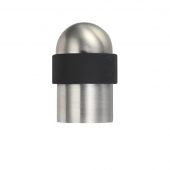 ZAS88SS - Zoo Hardware Floor Mounted Round Collared Door Stop with Domed Top &lpar;35mm dia&rpar; Satin Stainless Steel