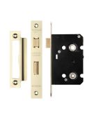 ZBC64PVD - Zoo Hardware Contract Residential Bathroom Lock 64mm &lpar;45mm Backset&rpar; Polished Brass