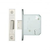 ZBSD76SS - Zoo Hardware British Standard 5 Lever Deadlock 76mm &lpar;57mm Backset&rpar; Satin Stainless Steel