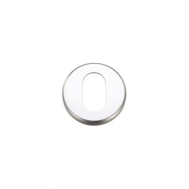 Click Here To Enlarge This Photo Of ZCA003SA - Zoo Hardware Oval Profile Escutcheon &lpar;Contract&rpar; Aluminium