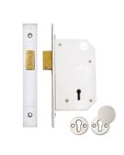 ZCRD73SS - Zoo Hardware 5 Lever Deadlock - 73mm &lpar;44mm backset&rpar; Chubb Retro Fit 3G110 Satin Stainless Steel