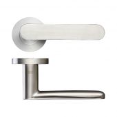ZCS090SS - Zoo Hardware 'Atlas' Lever on Round Rose &lpar;Grade 304&rpar; Satin Stainless Steel