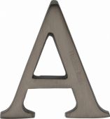 C1565 2 A-MB Heritage Brass Alphabet A Pin Fix 51mm &lpar;2"&rpar; Matt Bronze Finish