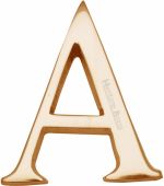 C1565 2 A-PB Heritage Brass Alphabet A Pin Fix 51mm &lpar;2"&rpar; Polished Brass Finish