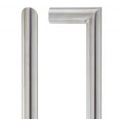ZCS2M150BS - Zoo Hardware 150mm x 19mm Mitred Bolt Through Pull Handle &lpar;Grade 201&rpar; Satin Stainless Steel