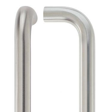 Click Here To Enlarge This Photo Of ZCSD300CS - Zoo Hardware 300mm x 22mm Bolt Through 'D' Pull Handle &lpar;Grade 304&rpar; Satin Stainless Steel