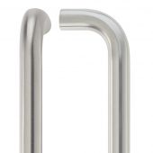 ZCSD300CS - Zoo Hardware 300mm x 22mm Bolt Through 'D' Pull Handle &lpar;Grade 304&rpar; Satin Stainless Steel
