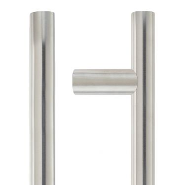 Click Here To Enlarge This Photo Of ZCSG300BS - Zoo Hardware 400mm o&sol;a x 300mm c&sol;c x 19mm dia T-Bar Guardsman Pull Handle &lpar;Grade 304&rpar; Satin Stainless Steel