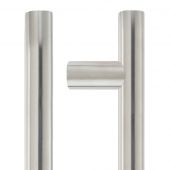 ZCSG300CS - Zoo Hardware 400mm o&sol;a x 300mm c&sol;c x 22mm dia T-Bar Guardsman Pull Handle &lpar;Grade 304&rpar; Satin Stainless Steel