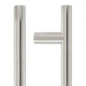 ZCSG425BS - Zoo Hardware 525mm o&sol;a x 425mm c&sol;c x 19mm dia T-Bar Guardsman Pull Handle &lpar;Grade 304&rpar; Satin Stainless Steel