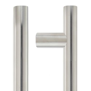 Click Here To Enlarge This Photo Of ZCSG600CS - Zoo Hardware 700mm o&sol;a x 600mm c&sol;c x 22mm dia T-Bar Guardsman Pull Handle &lpar;Grade 304&rpar; Satin Stainless Steel