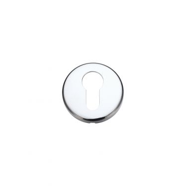 Click Here To Enlarge This Photo Of ZCZ001CP Zoo Hardware Stanza Euro Profile Escutcheon &lpar;52mm dia&rpar; Polished Chrome &lpar;Contract Range&rpar;