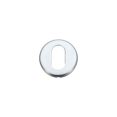 Click Here To Enlarge This Photo Of ZCZ003SC Zoo Hardware Stanza Oval Profile Escutcheon &lpar;52mm dia&rpar; Satin Chrome &lpar;Contract Range&rpar;