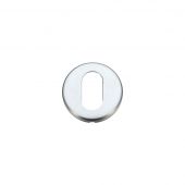 ZCZ003SC Zoo Hardware Stanza Oval Profile Escutcheon &lpar;52mm dia&rpar; Satin Chrome &lpar;Contract Range&rpar;
