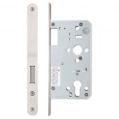 ZDL0060RSS - Zoo Hardware Din Euro Profile Deadlock - 60mm Backset &lpar;Radius&rpar; Satin Stainless Steel