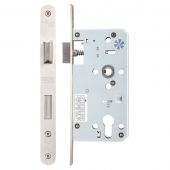 ZDL7255RSS - Zoo Hardware Din Euro Profile Sashlock - 72mm c&sol;c - Backset 55mm &lpar;Radius&rpar; Satin Stainless Steel