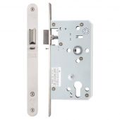 ZDL7260NLRSS - Zoo Hardware Din Night Latch Case - 72mm c&sol;c - Backset 60mm &lpar;Radius&rpar; Satin Stainless Steel