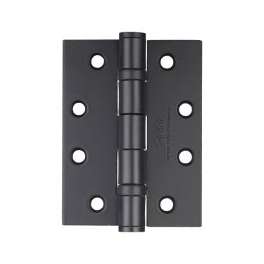 Click Here To Enlarge This Photo Of ZHS43PCB - Zoo Hardware Grade 11 CE Fire Rated Ball Bearing Hinges &lpar;Square&rpar; 102 x 76 x 3mm Black