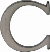 C1565 2 C-MB Heritage Brass Alphabet C Pin Fix 51mm &lpar;2"&rpar; Matt Bronze Finish
