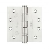 ZHSS244S - Zoo Hardware Grade 13 CE Fire Rated Ball Bearing Hinges &lpar;Square&rpar; 102 x 102 x 3mm Satin Stainless Steel