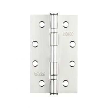 Click Here To Enlarge This Photo Of ZHSS63P - Zoo Hardware Slim Knuckle Bearing Hinges 102 x 63 x 2&period;5mm Polished Stainless Steel