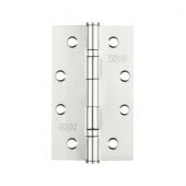 ZHSS63P - Zoo Hardware Slim Knuckle Bearing Hinges 102 x 63 x 2&period;5mm Polished Stainless Steel