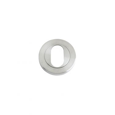Click Here To Enlarge This Photo Of ZPS003SS - Zoo Hardware Oval Profile Escutcheon &lpar;50mm dia&rpar; Satin Stainless Steel