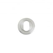 ZPS003SS - Zoo Hardware Oval Profile Escutcheon &lpar;50mm dia&rpar; Satin Stainless Steel