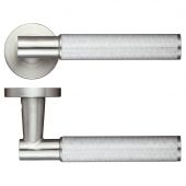 ZPS120SS - Zoo Hardware Athena Lever on Round Rose &lpar;Grade 304&rpar; Satin Stainless Steel