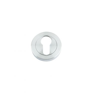 Click Here To Enlarge This Photo Of ZPZ001SC - Zoo Hardware Stanza Euro Profile Escutcheon &lpar;50mm dia&rpar; Satin Chrome &lpar;Designer Range&rpar;