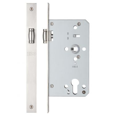 Click Here To Enlarge This Photo Of ZRD0060LSS - Zoo Hardware Roller Din Latch - 60mm Backset &lpar;Square&rpar; Satin Stainless Steel