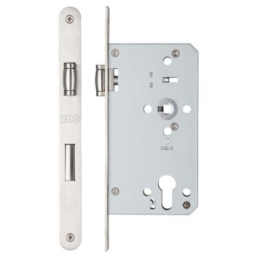 Click Here To Enlarge This Photo Of ZRD7260RSS - Zoo Hardware Roller Din Euro Sashlock - 72mm c&sol;c - 60mm Backset &lpar;Radius&rpar; Satin Stainless Steel