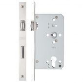 ZRD7260SS - Zoo Hardware Roller Din Euro Sashlock - 72mm c&sol;c - 60mm Backset &lpar;Square&rpar; Satin Stainless Steel