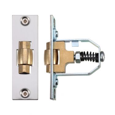 Click Here To Enlarge This Photo Of ZRL76SS - Zoo Hardware Adjustable Roller Latch Satin Stainless Steel