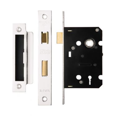 Click Here To Enlarge This Photo Of ZSC364PS - Zoo Hardware 3 Lever Sashlock 64mm &lpar;45mm Backset&rpar; Polished Stainless