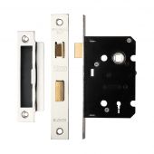 ZSC364SS - Zoo Hardware 3 Lever Sashlock 64mm &lpar;45mm Backset&rpar; Satin Stainless Steel
