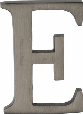 Click Here To Enlarge This Photo Of C1565 2 E-MB Heritage Brass Alphabet E Pin Fix 51mm &lpar;2"&rpar; Matt Bronze Finish