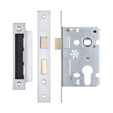 Click Here To Enlarge This Photo Of ZSC64EPSS - Zoo Hardware Euro Profile Sashlock 64mm &lpar;45mm Backset&rpar; Satin Stainless Steel
