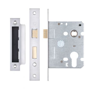 Click Here To Enlarge This Photo Of ZSC76EPSS - Zoo Hardware Euro Profile Sashlock 76mm &lpar;57mm Backset&rpar; Satin Stainless Steel