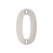 ZSN00ASS - Zoo Hardware Numeral &lpar;No 0&rpar; 75mm Satin Stainless Steel